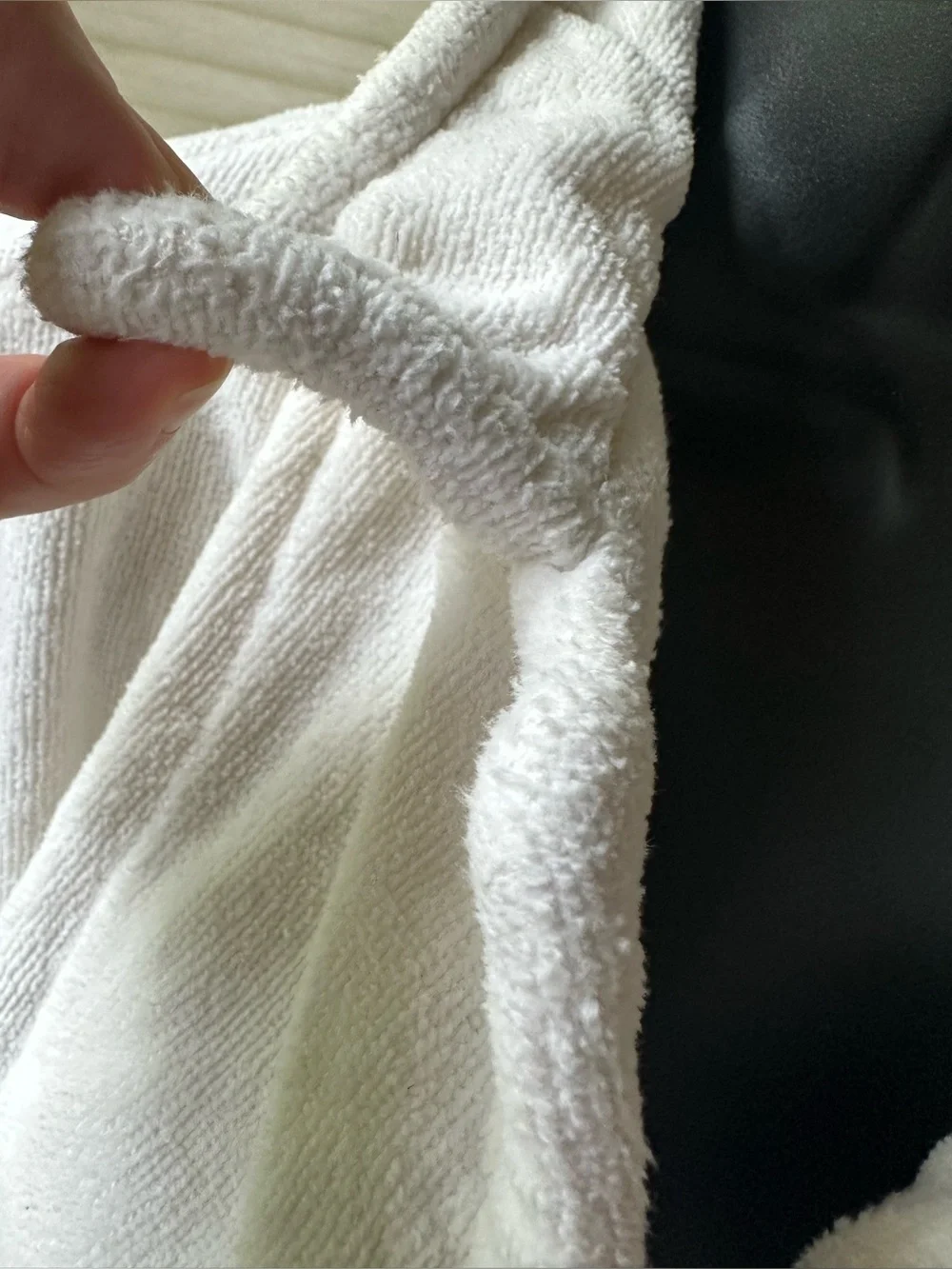 VINTAGE • Charter Club • 100% cotton • turkish • spa bath robe • white • small